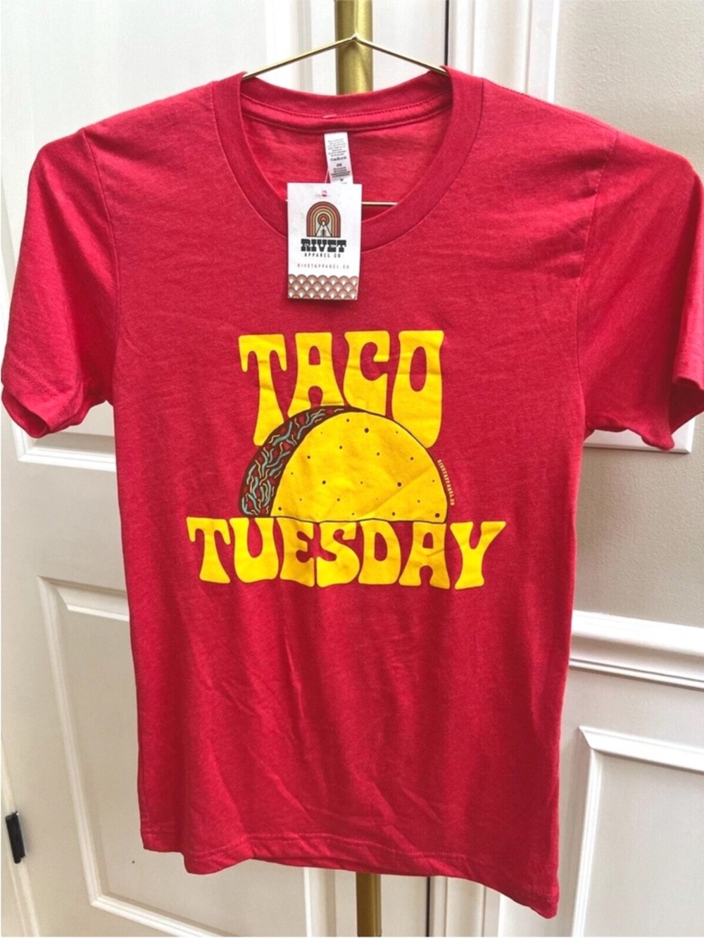 Taco Tuesday Graphic Tee - Red & Yellow